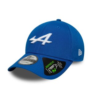 BWT Alpine F1 Team 25 New Era 9Forty Repreve Baseball Cap - Blue Azure