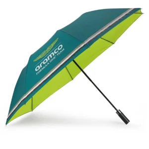 Aston Martin Aramco F1 25 Compact Umbrella - Green