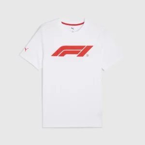 Formula1 F1 Puma Logo Tee Shirt - White