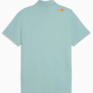 McLaren Racing Puma 26 Mens Small Logo Polo - Seafoam Blue