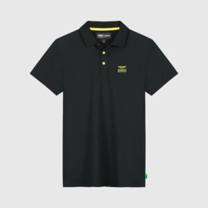 Aston Martin Aramco F1 26 Mens Seasonal Polo Shirt - Black