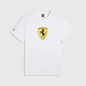 Ferrari Puma 26 Big Shield Tee - White