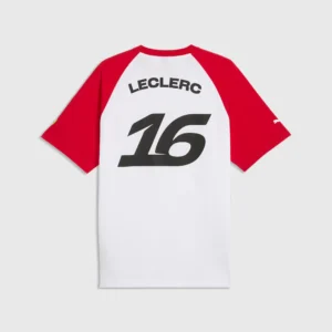 Ferrari Puma 26 Charles Leclerc Tee - White / Red