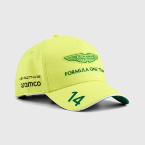 Aston Martin Aramco F1 26 Fernando Alonso Cap - Lime Green