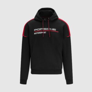 Porsche Motorsport Men's Hooded Sweat - Black